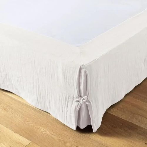 Cache-Sommier - Gaïa - 140x190cm - Gaze De Coton - Couleur Guimauve - Oeko-Tex