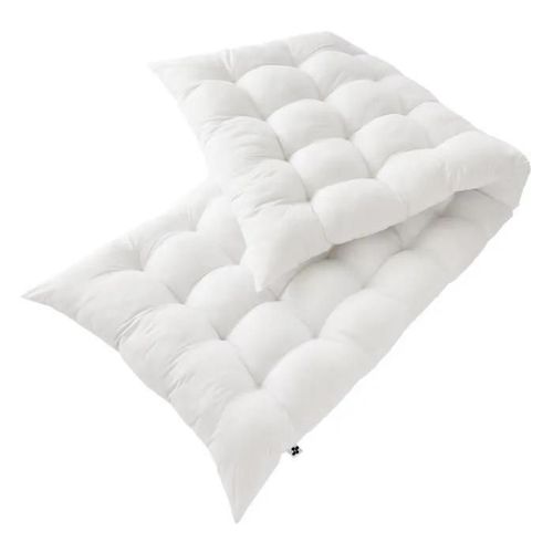 Intérieur De Coussin Pour Bain De Soleil - Malo - 70 X 190 Cm - 100% Polyester - Blanc - Rectangulaire