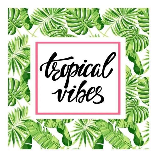 Lot de 20 serviettes papier vibes