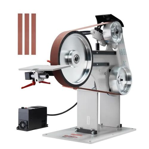 Ponceuse à Bande-Duoku-1500 W-3 Modes de Meulage-Polisseuse à Bande à Vitesse Variable 72 x 2 po-avec VFD-Affûteuse de Couteaux