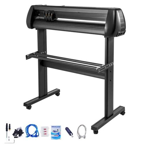 Vinyl Cutter/Plotter-Duoku-34"-Machine De Découpe D'enseignes-3 Lames-Écran Lcd-Logiciel Inclus-Pour La Fabrication D'enseignes