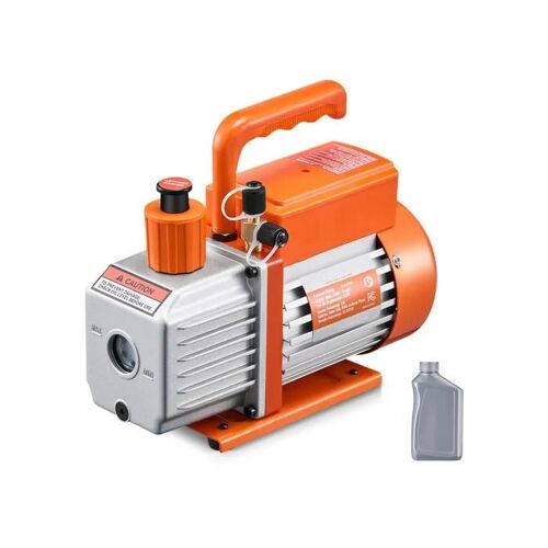 Pompe à Vide 5 CFM-Duoku-Palettes Rotatives à un Étage CVC-Kit de Pompe à Courant Alternatif Automatique pour R134a R22 R410a