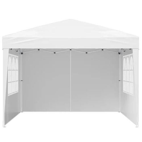 Tonnelle Pop-Up 2,95x2,95 M-Duoku-Pavillon Pliable Portable-Avec Parois Latérales Et Fenêtres Ventilées-Montage Facile