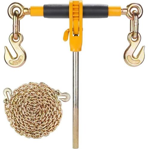 Tendeur de Chaîne 5/16"-3/8"-Duoku-Paquet de 2-Attaches de Fixation de Charge Robustes-Poignée Antidérapante