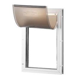 Chatière Pour Animaux De Compagnie-Duoku-Cadre En Aluminium- 11,3" X 16,02" Avec Serrure Et Rabat-Résistante Aux Intempéries
