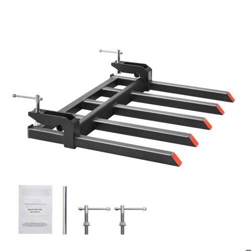 Barre à Dents - DUOKU - ZZ0043 - 48 pouces - 5 Dents - Capacité 1200 kg