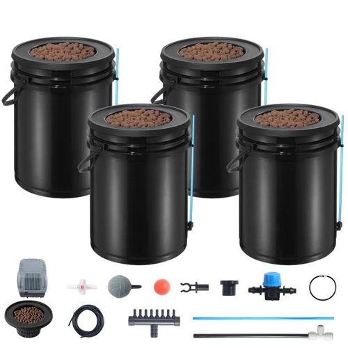 DWC Système de Culture Hydroponique-Duoku-Configuration Hydroponique Avancée avec Kit D'égouttement Supérieur