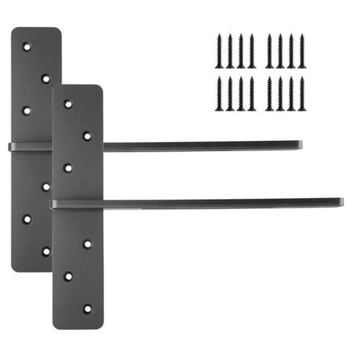 Supports d'étagère - DUOKU - T-Duoku - Lot de 2 - Acier Durable - Capacité 90 kg