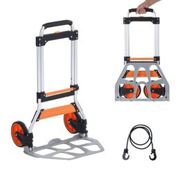 Chariot Portable - DUOKU - GZS100AT - Capacité 275 lb - Aluminium - Poignée Télescopique