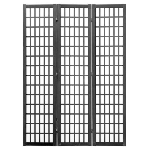 Cloison de Séparation-Duoku-Japonaise à 3 Panneaux-Paravent de Confidentialité Pliable en Bois-pour Séparation de Pièce