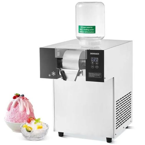 Machine à Glace Commerciale en Flocons de Neige-Duoku-397 lb/24 h-Acier Inoxydable-Efroidie Par Air