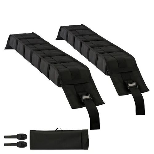 Coussinets De Toit Souples-Duoku-Coussinets De Toit Universels Pour Voiture De 33 Pouces-Pour Bagages Kayak Canoë Sup