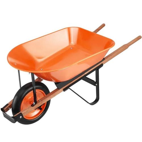 Chariot à Brouette-Duoku-Capacité de Charge de 5 pi3 et Capacité de 330 lb-Chariot à Benne Basculante de Jardin à une Roue