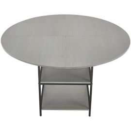 Table À Manger Ronde-Duoku-120 Cm-Table De Salle À Manger En Bois Pour 2 À 4 Personnes-Mobilier Circulaire Moderne
