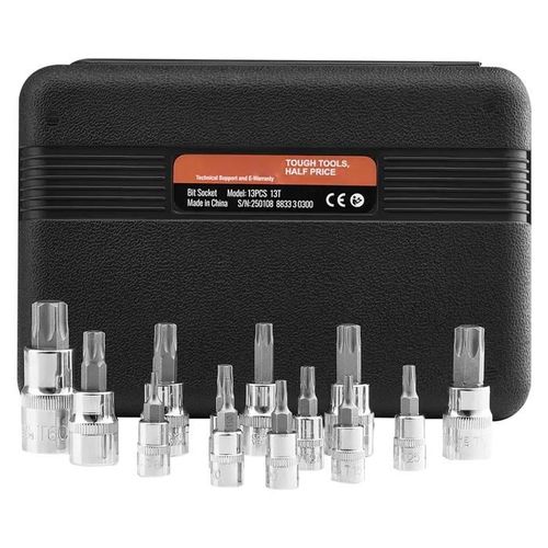 Jeu De Douilles Torx-Duoku-13 Pièces-T8-T60, Alliage S2 Et Acier Cr-V, Pour Mécaniciens Et Réparateurs Automobiles