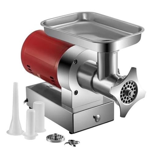 Hachoir à Viande Électrique-Duoku-661 lb/heure-1100 W-2 Plaques et Kit de Saucisses pour Usage Domestique et Commercial