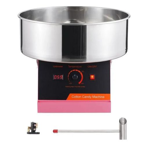 Appareil à Barbe à Papa - DUOKU - MHTJXM01F - 1000 W - Bol en Acier Inoxydable - Rose