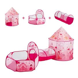 Tente De Jeu 3 En 1 Pour Enfants-Duoku-Avec Tunnel-Pour Filles Et Garçons-Maison De Jeu Pop-Up Intérieure/Extérieure