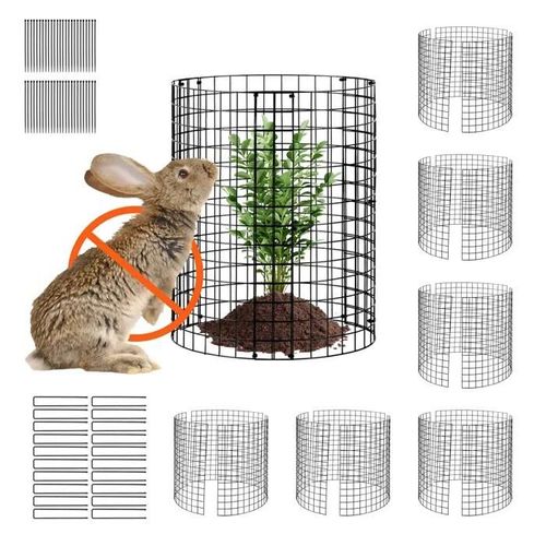 Lot De 6 Cages Grillagées Pour Plantes-Duoku-32 Cm De Diamètre X 35,6 Cm De Hauteur-Clôtures Extérieures Pour Fleurs, Légumes
