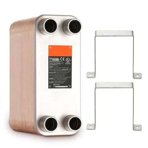 Échangeur De Chaleur À Plaques Brasées De 80 Plaques-Duoku- 5"X 12"-Composé De Cuivre/316l Acier Inoxydable