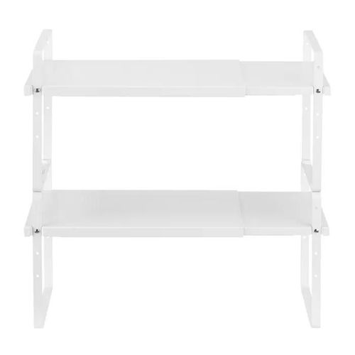 Étagère À Êpices À 2 Niveaux-Duoku-Ajustable En Hauteur De 99 À 180 Mm-Organiseur D'assaisonnement Empilable Pour Comptoir