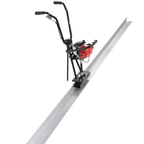 Règle à Béton Êlectrique à Gaz-Duoku-Panneau en Aluminium de 3 370 mm-Moteur Vibrant de Finition de Ciment à 4 Temps