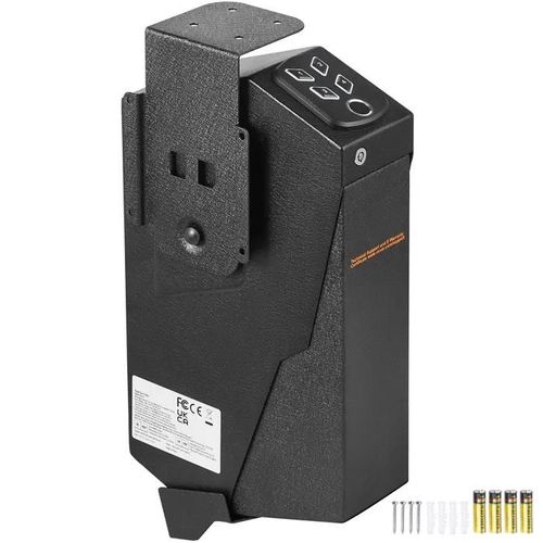 Coffre-fort biométrique - DUOKU - AL370 - 3 méthodes d'accès - Acier laminé - Noir