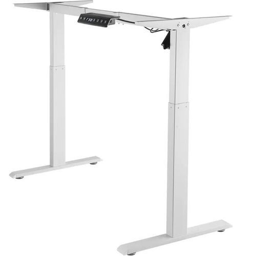 Cadre De Bureau - Duoku - Réglable - Électrique - Blanc - 70-117 Cm De Hauteur