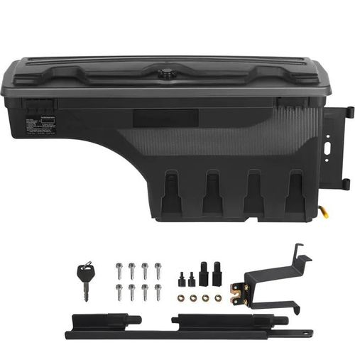 Coffre De Rangement Pour Benne De Camion-Duoku-Verrouillable-Etanche, 6,6 Gal/20 L-Compatible Avec Chevrolet Silverado 1500