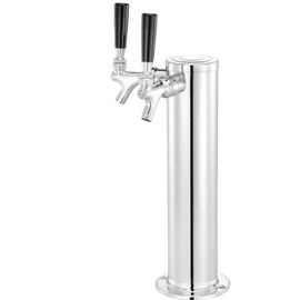 Distributeur de Bière - DUOKU - Double Robinet - Acier Inoxydable - 2,2 kg - 435 mm