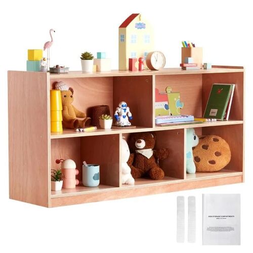 Meuble De Rangement Mobile À Plateau Cubby De-Duoku-Étagère À 5 Compartiments-Pour La Maison, La Garderie, L'école Maternelle