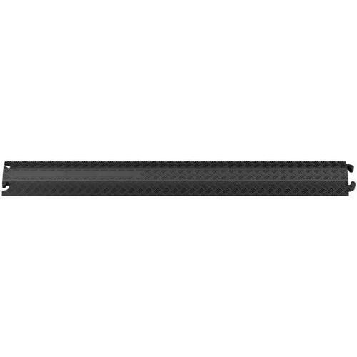 Rampes De Protection De Câble - Duoku - Lot De 3 - Capacité De 2000 Lb - Dimensions 100x13x2 Cm - Tpr Noir