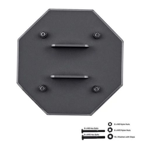Patin De Nivellement-Duoku-Pour Camping-Car 4pcs-Patin Pour Vérin Stabilisateur De Caravane Charge 2,3 T Chacun-En Caoutchouc