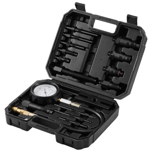 Testeur De Compression De Moteur Diesel-Duoku-18 Pièces-Kit D'outils De Test De Pression De Cylindre-Avec Adaptateurs