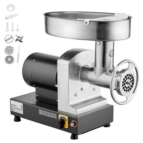 Hachoir à Viande Électrique-Duoku-Capacité de 14 lb/min-avec Accessoires-Acier Inoxydable