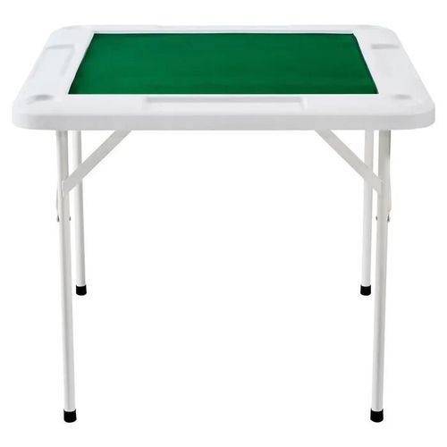 Table de Mahjong-Duoku-Table de Dominos Pliante pour 4 Joueurs-avec Tableau Vert Résistant à L'usure