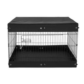 Enclos D'exercice - Duoku - 4 Panneaux - Métal - Pliable - 24x36 Pouces