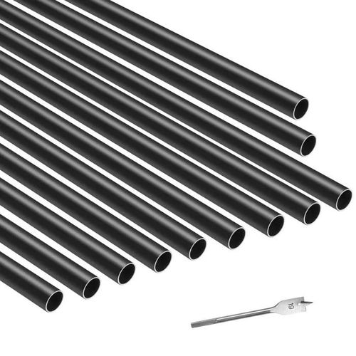 Balustres D'Escalier-Duoku-Lot de 51-Barreaux de Sécurité Garde-corps en Aluminium 19x660 mm-Tige Ronde Creuse en Métal