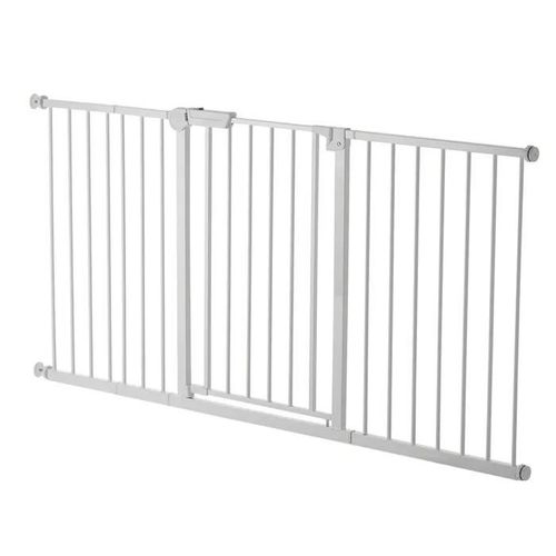 Barrière De Sécurité Extensible-Duoku-Largeur 154-161 Cm-Barrière Réglable Pour Escaliers-Ouverture Facile À Une Main