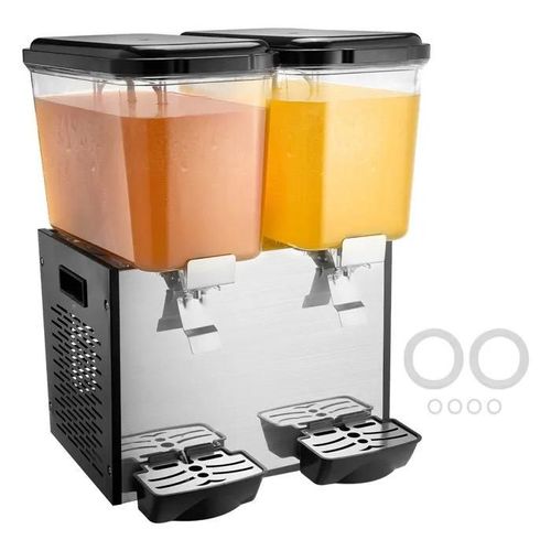 Distributeur de Boissons Commerciales-Duoku-2 Réservoirs de 18 L-Refroidissement de 45 °F à 54 °F-pour Restaurants et Bars