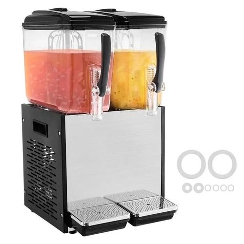 Distributeur de Boissons Commerciales-Duoku-2 Réservoirs de 12 L-Refroidissement de 45 °F à 54 °F-pour Restaurants et Bars