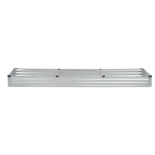 Jardinière Surélevée En Métal-Duoku-3605 X 1205 X 285 Mm-Galvanisée-Pour Légumes Et Fleurs, Jardinage Extérieur