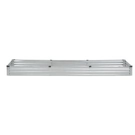 Jardinière Surélevée En Métal-Duoku-3605 X 1205 X 285 Mm-Galvanisée-Pour Légumes Et Fleurs, Jardinage Extérieur