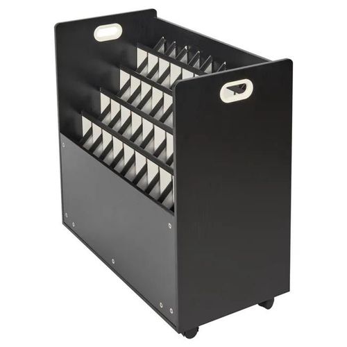 Support De Rangement Mobile En Bois-Duoku-Pour Plans-50 Emplacements Pour Un Stockage Organisé Des Documents