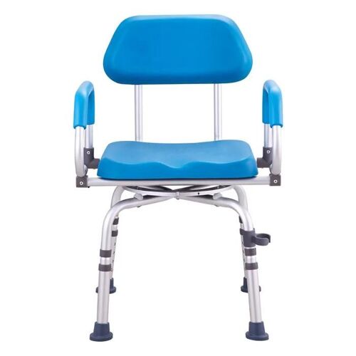 Chaise Douche Pivotante À 360°-Duoku-Siège Bras Pivotants Et Siège Bain Rembourré-Chaise Baignoire Rotative Antidérapante 