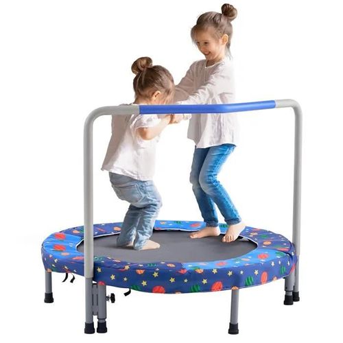 Trampoline -Duoku- Pour Enfants 36" - Intérieur/Extérieur - Mini Trampoline Pliable - Avec Poignée