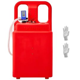 Bidon D'essence Diesel Sur Roues-Duoku-121 L-Réservoir De Carburant-Avec Tuyau De Distribution-Buse Capteur Arrêt Automatique-Rouge