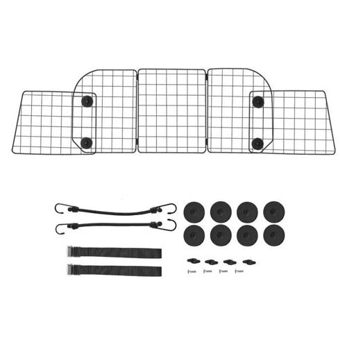 Barrière De Voiture Pour Chien-Duoku-97,5 À 156 Cm-Séparateur De Coffre Réglable-Universelle-Compatible Avec Grilles De Séparation