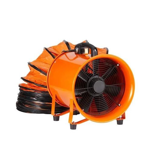 Ventilateur Portable-Duoku-255 W-Ventilateur Cylindrique Robuste avec Tuyau de 5 m-1720 CFM pour la Poussière