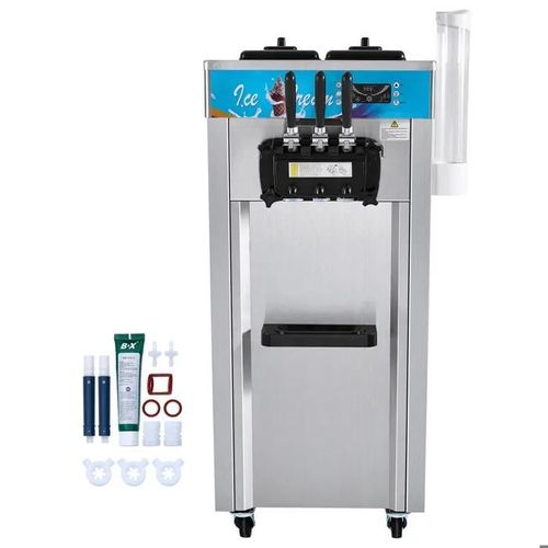 Sorbetière - DUOKU - D425 - 21-31 L/H - 1500 W - Acier Inoxydable - 5,5 L